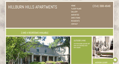 Desktop Screenshot of hillburnhills.com