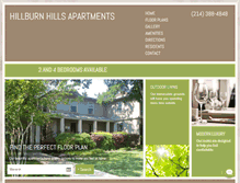 Tablet Screenshot of hillburnhills.com